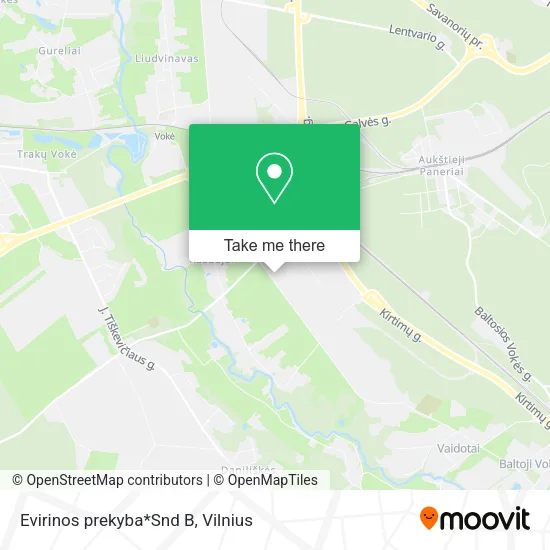 Карта Evirinos prekyba*Snd B