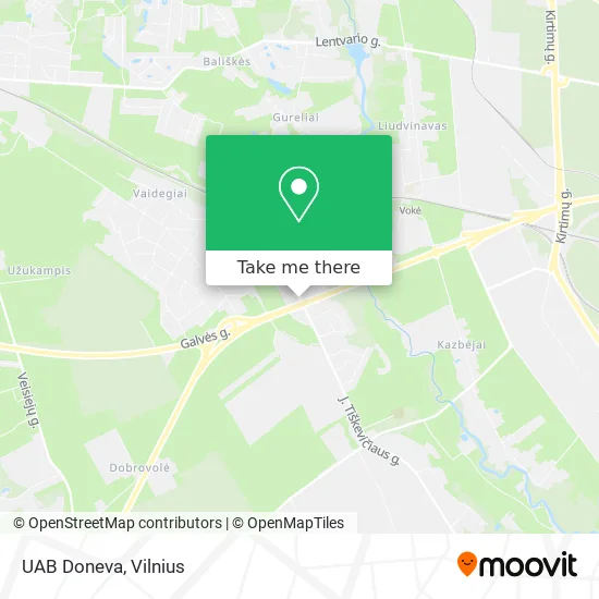 Карта UAB Doneva
