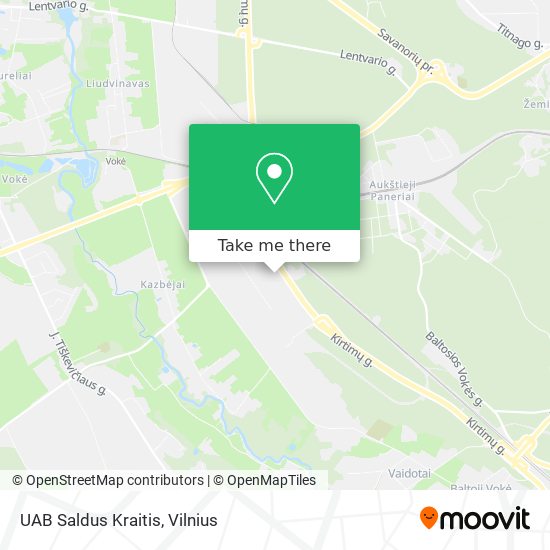 UAB Saldus Kraitis map