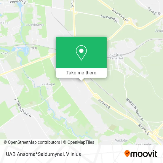 Карта UAB Ansoma*Saldumynai