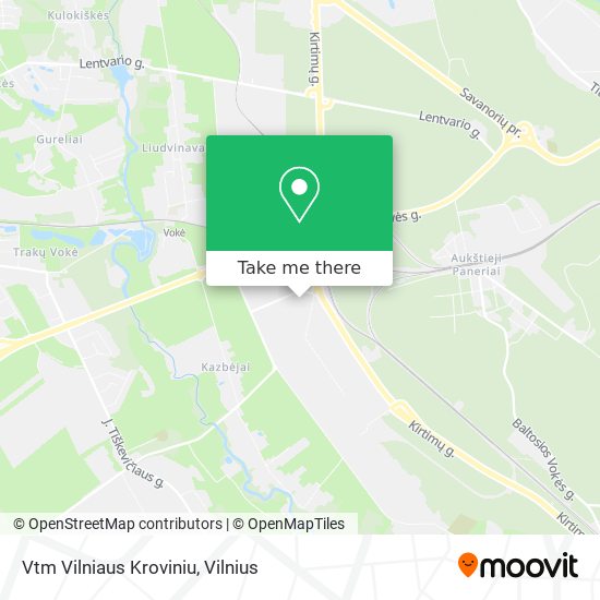 Vtm Vilniaus Kroviniu map