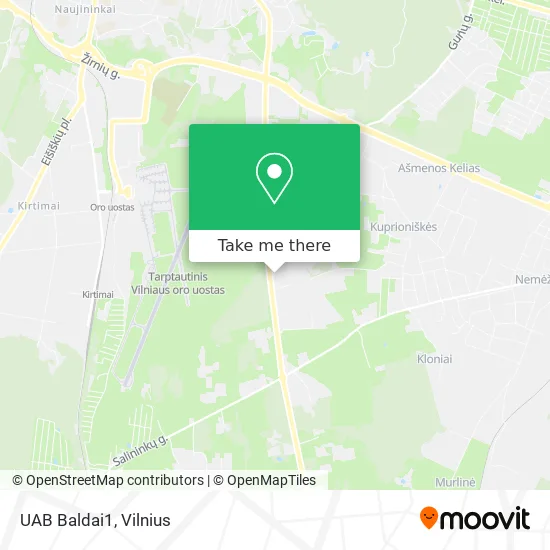 Карта UAB Baldai1