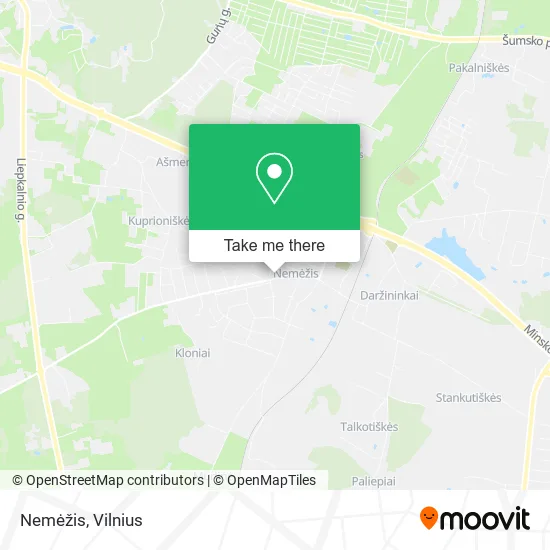 Карта Nemėžis