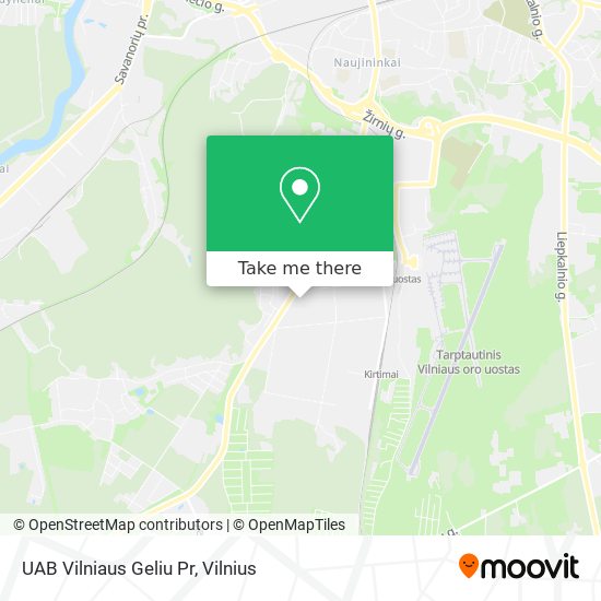 UAB Vilniaus Geliu Pr map