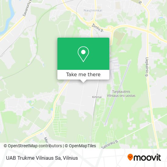 UAB Trukme Vilniaus Sa map