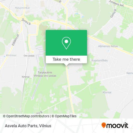 Asvela Auto Parts map