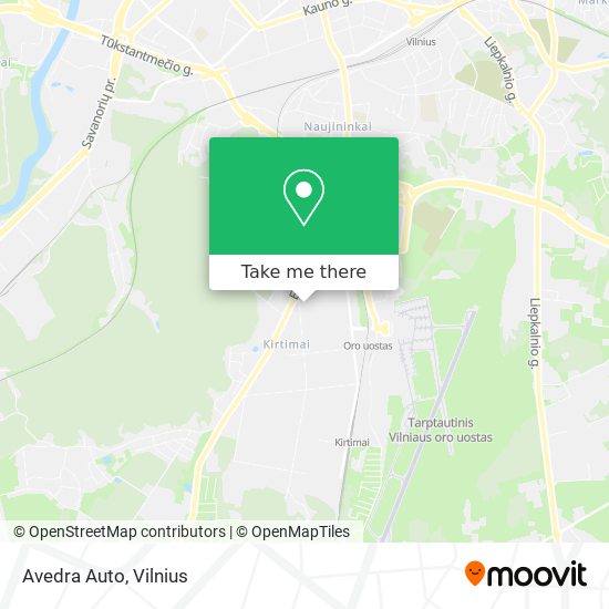 Avedra Auto map