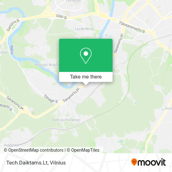Карта Tech.Daiktams.Lt