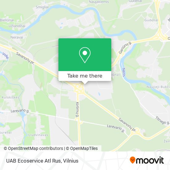 UAB Ecoservice Atl Rus map