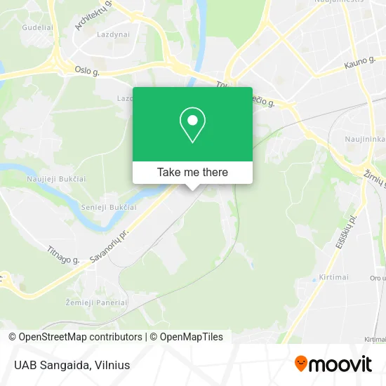 Карта UAB Sangaida