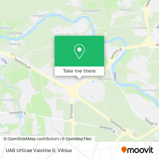 Карта UAB Urticae Vaistine G