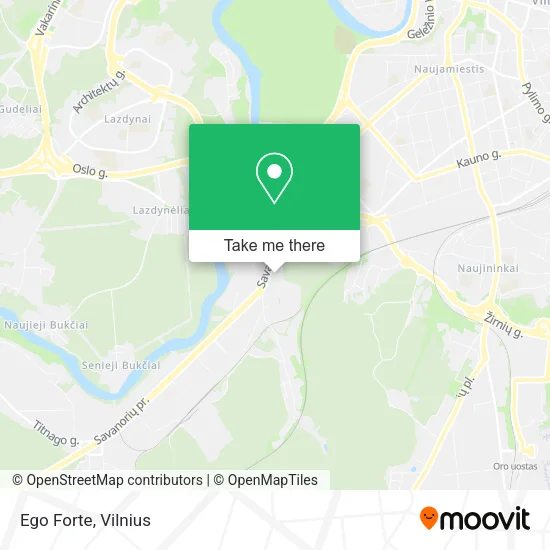Ego Forte map