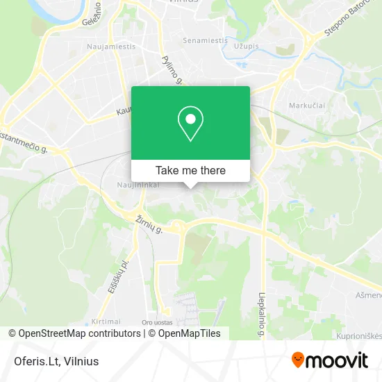Карта Oferis.Lt