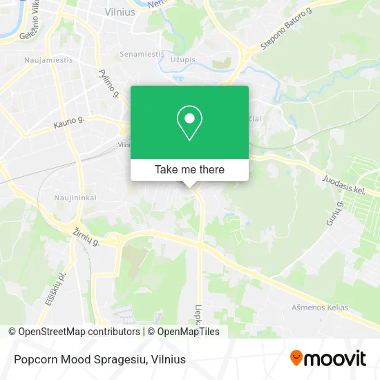 Карта Popcorn Mood Spragesiu