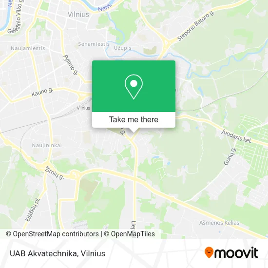 Карта UAB Akvatechnika