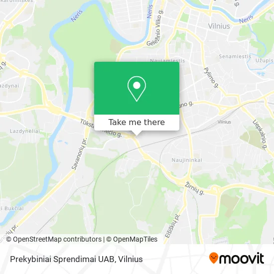 Карта Prekybiniai Sprendimai UAB