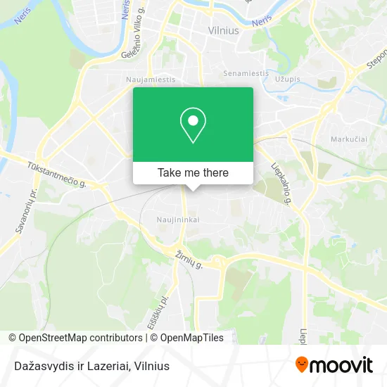 Карта Dažasvydis ir Lazeriai