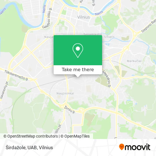 Карта Širdažole, UAB