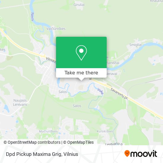 Dpd Pickup Maxima Grig map