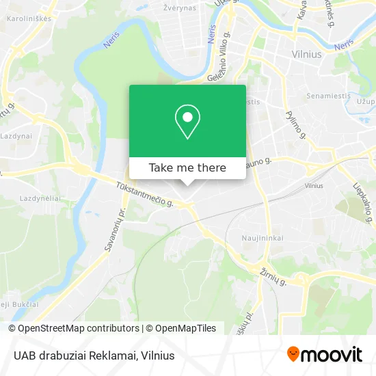 Карта UAB drabuziai Reklamai