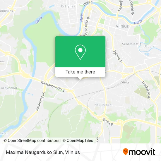 Карта Maxima Naugarduko Siun