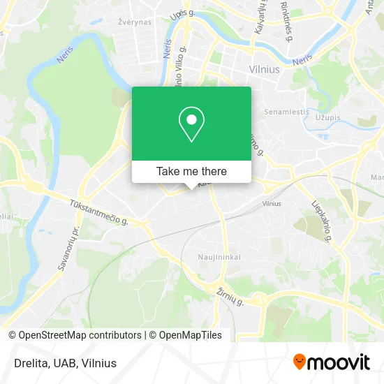 Карта Drelita, UAB