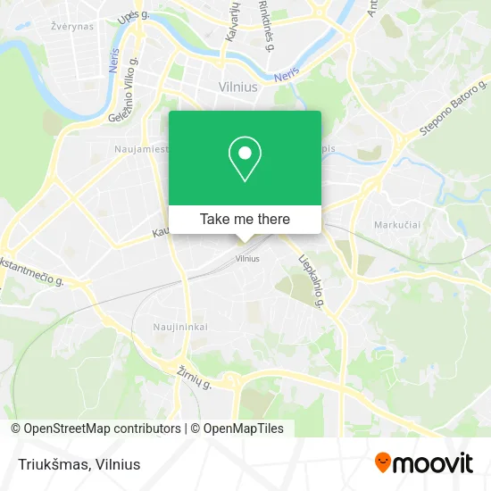 Карта Triukšmas