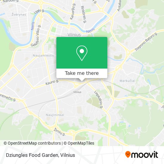 Dziungles Food Garden map