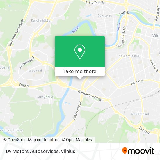 Dv Motors Autoservisas map