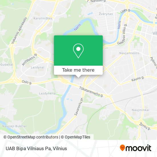 UAB Bipa Vilniaus Pa map