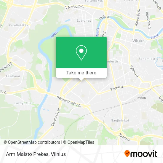Карта Arm Maisto Prekes