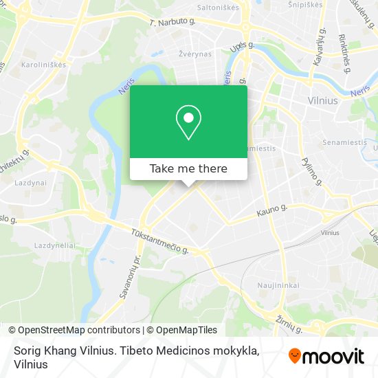 Sorig Khang Vilnius. Tibeto Medicinos mokykla map