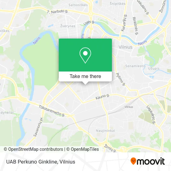 Карта UAB Perkuno Ginkline