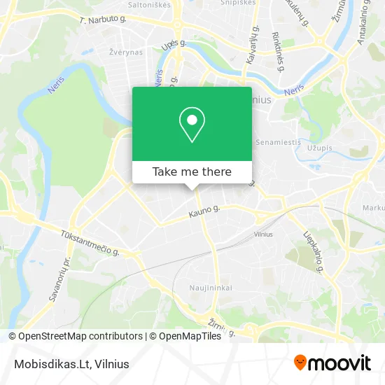 Карта Mobisdikas.Lt