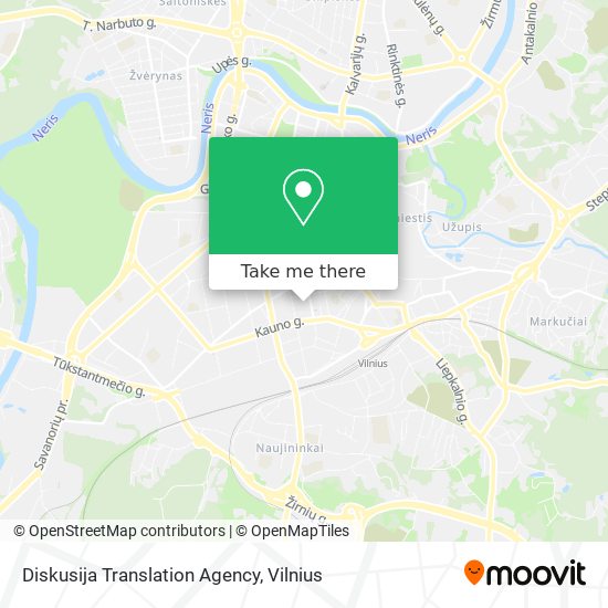 Diskusija Translation Agency map