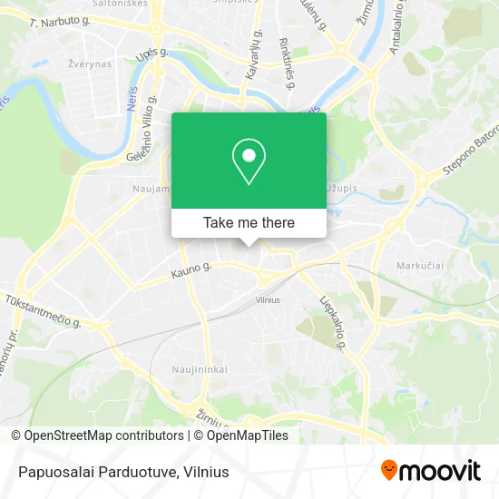 Карта Papuosalai Parduotuve