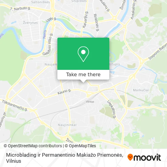 Карта Microblading ir Permanentinio Makiažo Priemonės