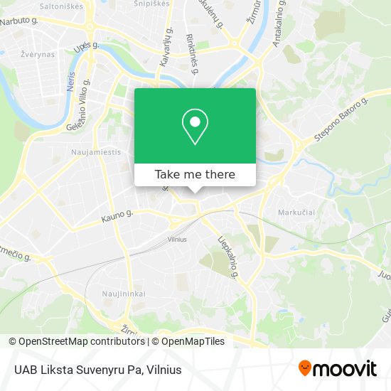 UAB Liksta Suvenyru Pa map