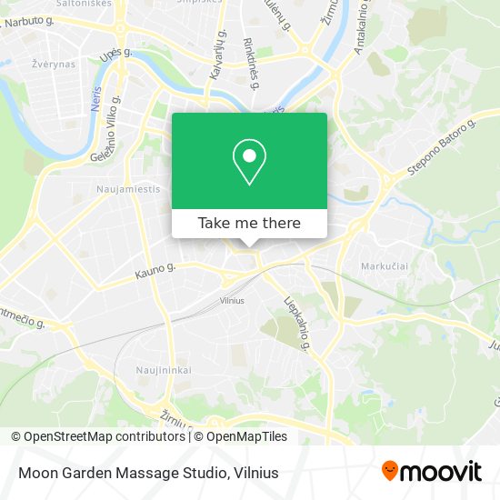 Moon Garden Massage Studio map