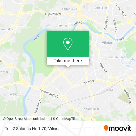 Tele2 Salonas Nr. 1 70 map