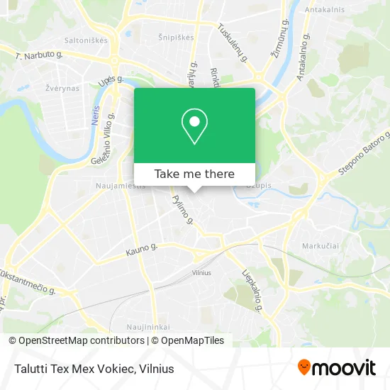 Карта Talutti Tex Mex Vokiec
