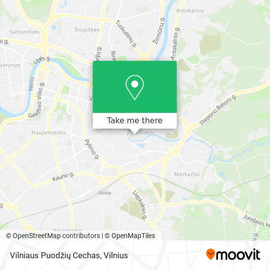 Карта Vilniaus Puodžių Cechas