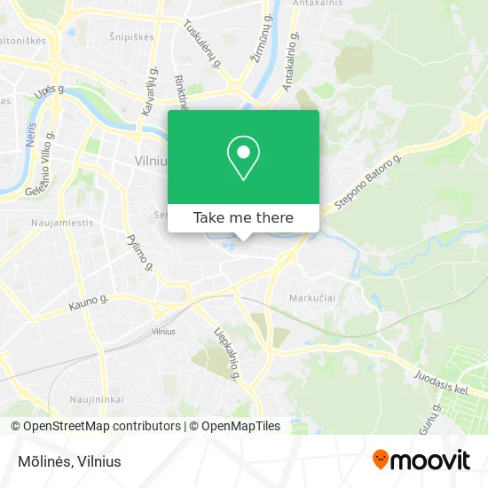Карта Mõlinės