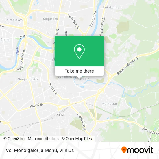 Карта Vsi Meno galerija Menu
