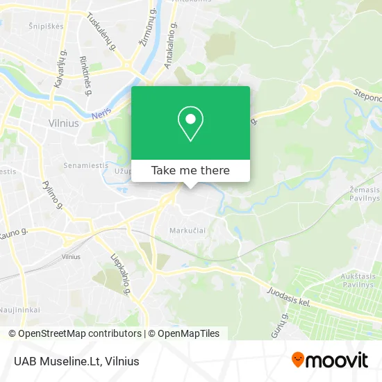 Карта UAB Museline.Lt