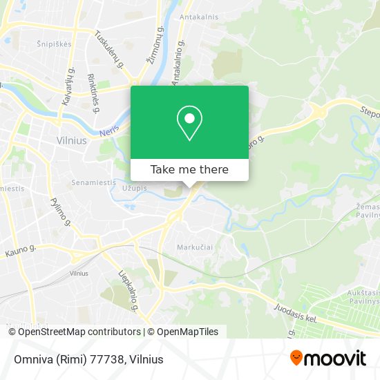 Omniva (Rimi) 77738 map