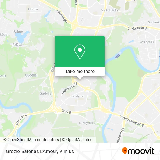 Карта Grožio Salonas L'Amour