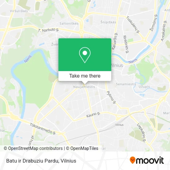 Карта Batu ir Drabuziu Pardu