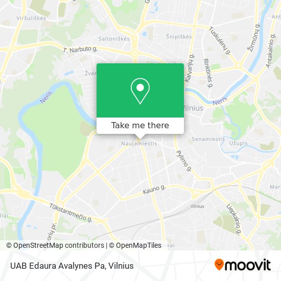 UAB Edaura Avalynes Pa map