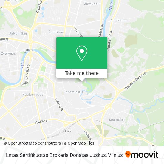 Lntaa Sertifikuotas Brokeris Donatas Juškus map